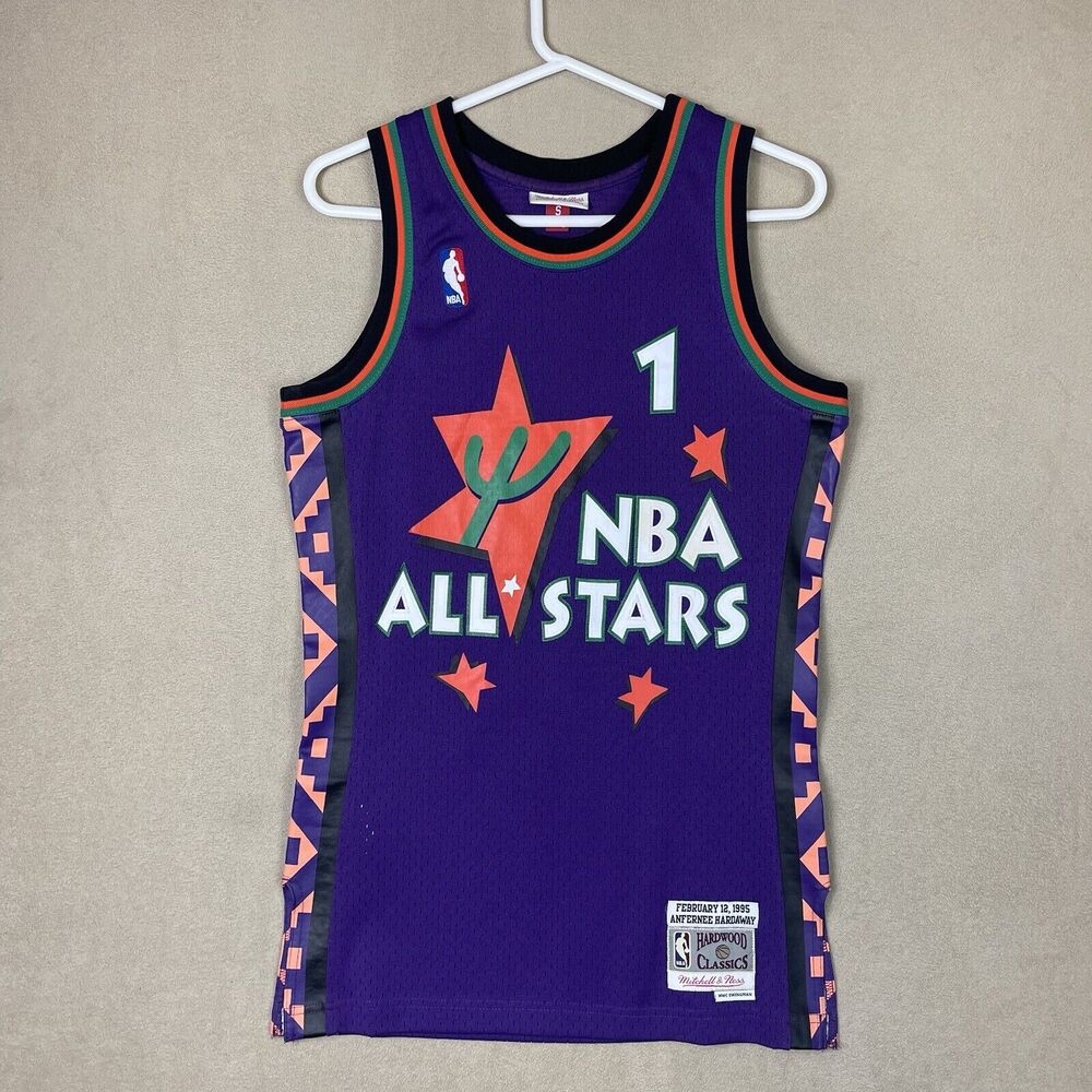 Mitchell&Ness NBA All Stars Basketball Jersey Purple Hardway 1 February 1995